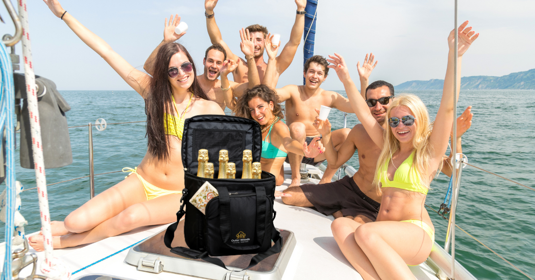 Outer Woods 6 Bottle Cooler Bag - Ideal for Carrying Wine, Beer, Whisky and more Outer Woods