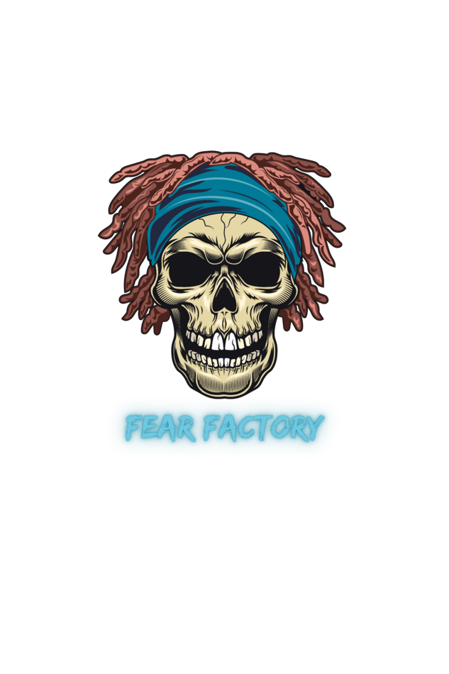 Outer Woods Men's Acid Wash Fear Factory Printed T-Shirt
