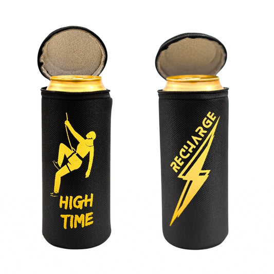 Outer Woods Insulated Beer Can Cooler Sleeve with Zip Cap – Set of 2 | Can Cover | Can Coozie | Can Koozie | Beer Cooler