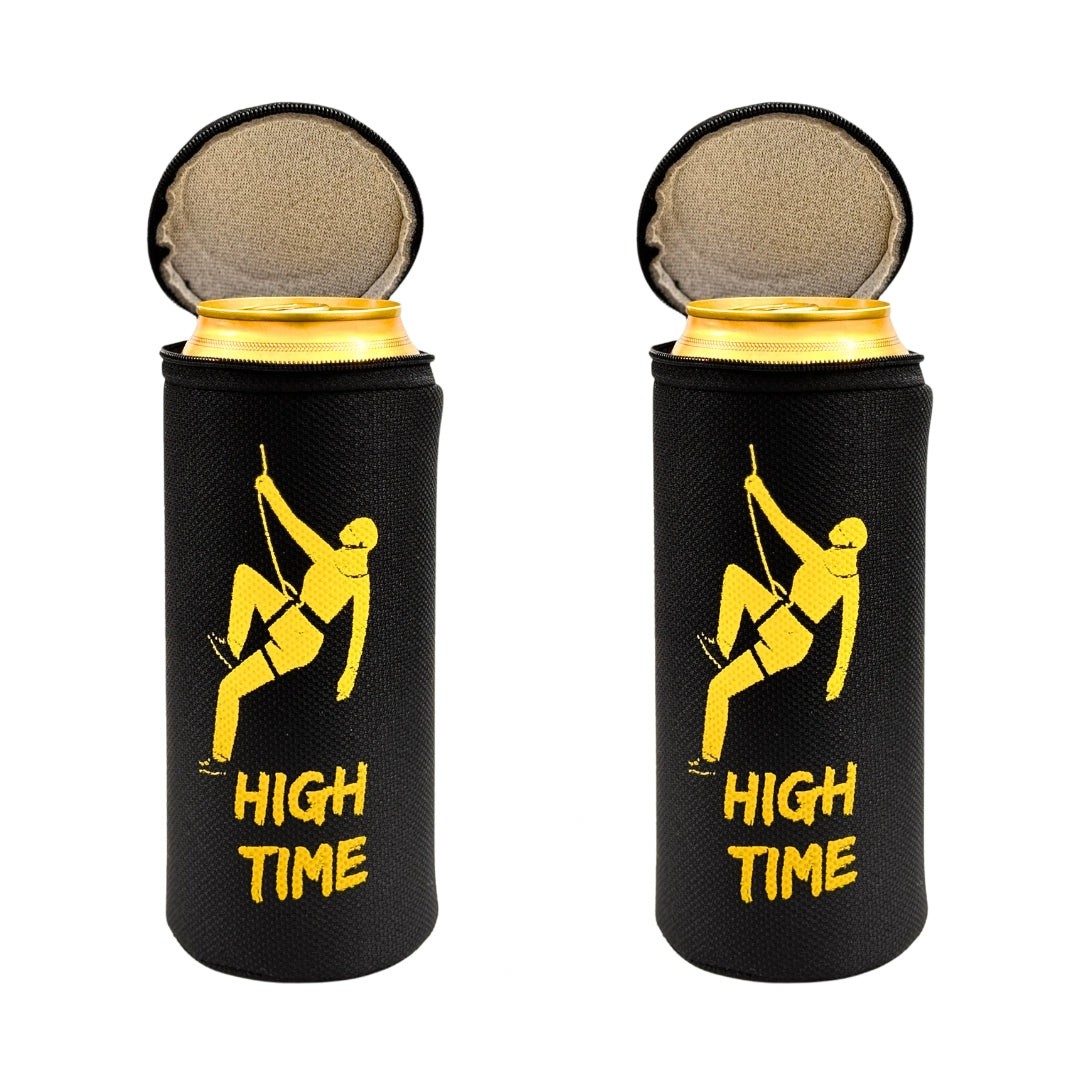 Outer Woods Insulated Beer Can Cooler Sleeve with Zip Cap – Set of 2 | Can Cover | Can Coozie | Can Koozie | Beer Cooler