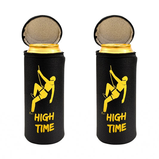 Outer Woods Insulated Beer Can Cooler Sleeve with Zip Cap – Set of 2 | Can Cover | Can Coozie | Can Koozie | Beer Cooler