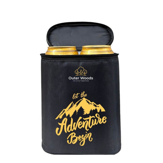 Outer Woods Insulated 2 Can Cooler Bag | Beer Cooler | Insulated Bag | Soft Cooler