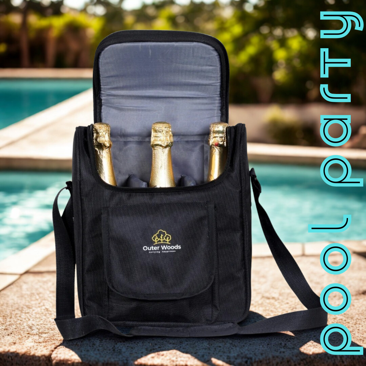 Outer Woods Insulated 3 Bottle Cooler Bag