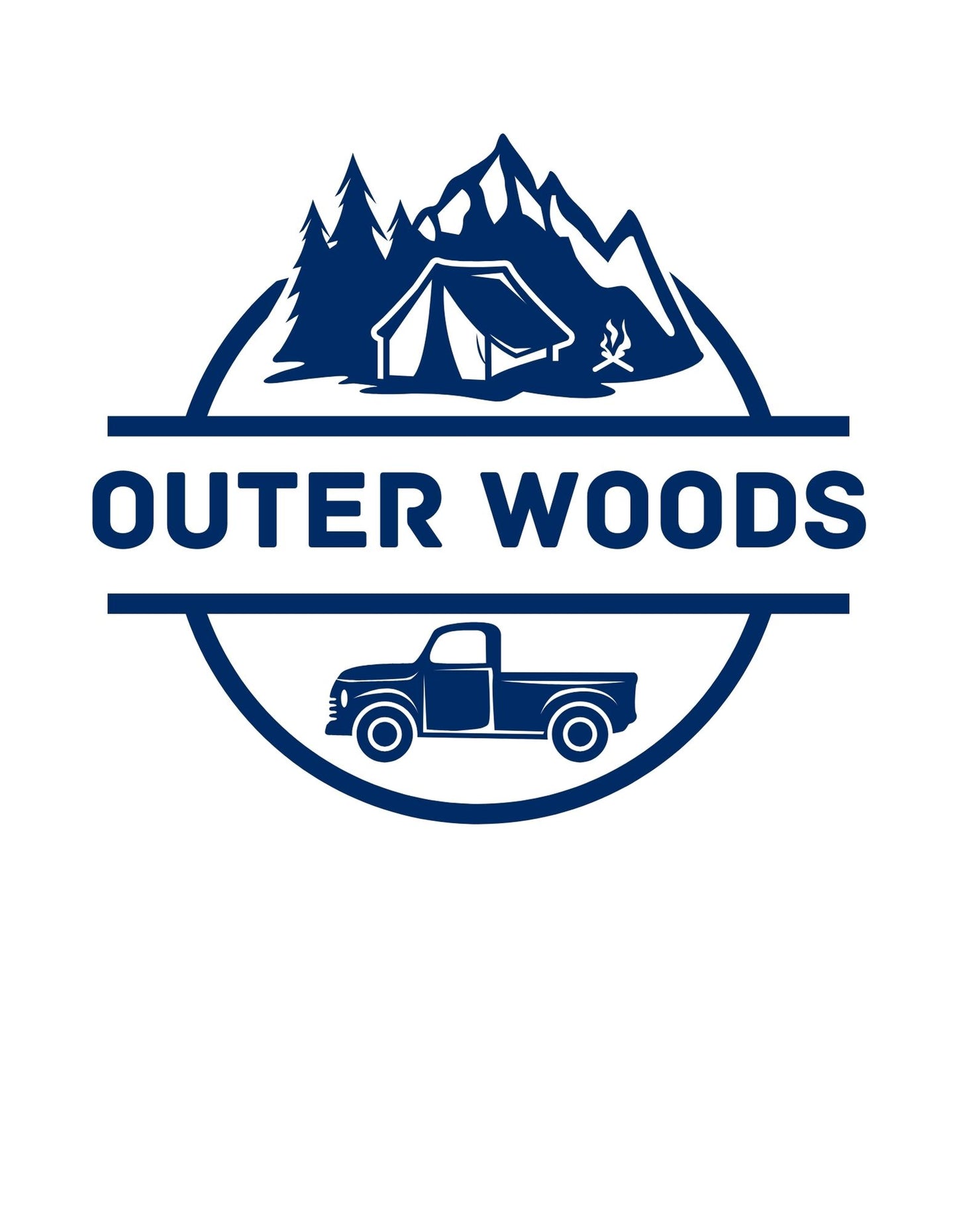 Outer Woods Men's Graphic Printed T-Shirt