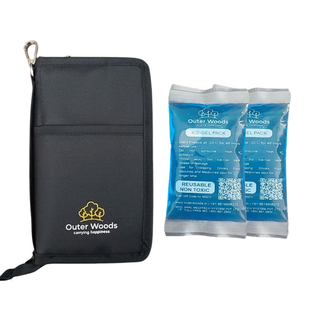 Outer Woods Insulated Insulin Cooler Bag | Insulin Pen Cooler | Diabetic Organizer Bag | Insulin Bag | Insulated Medical Bag