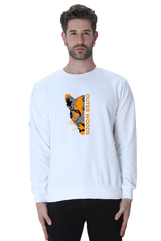 Outer Woods Men's Cheetah Printed Sweatshirt