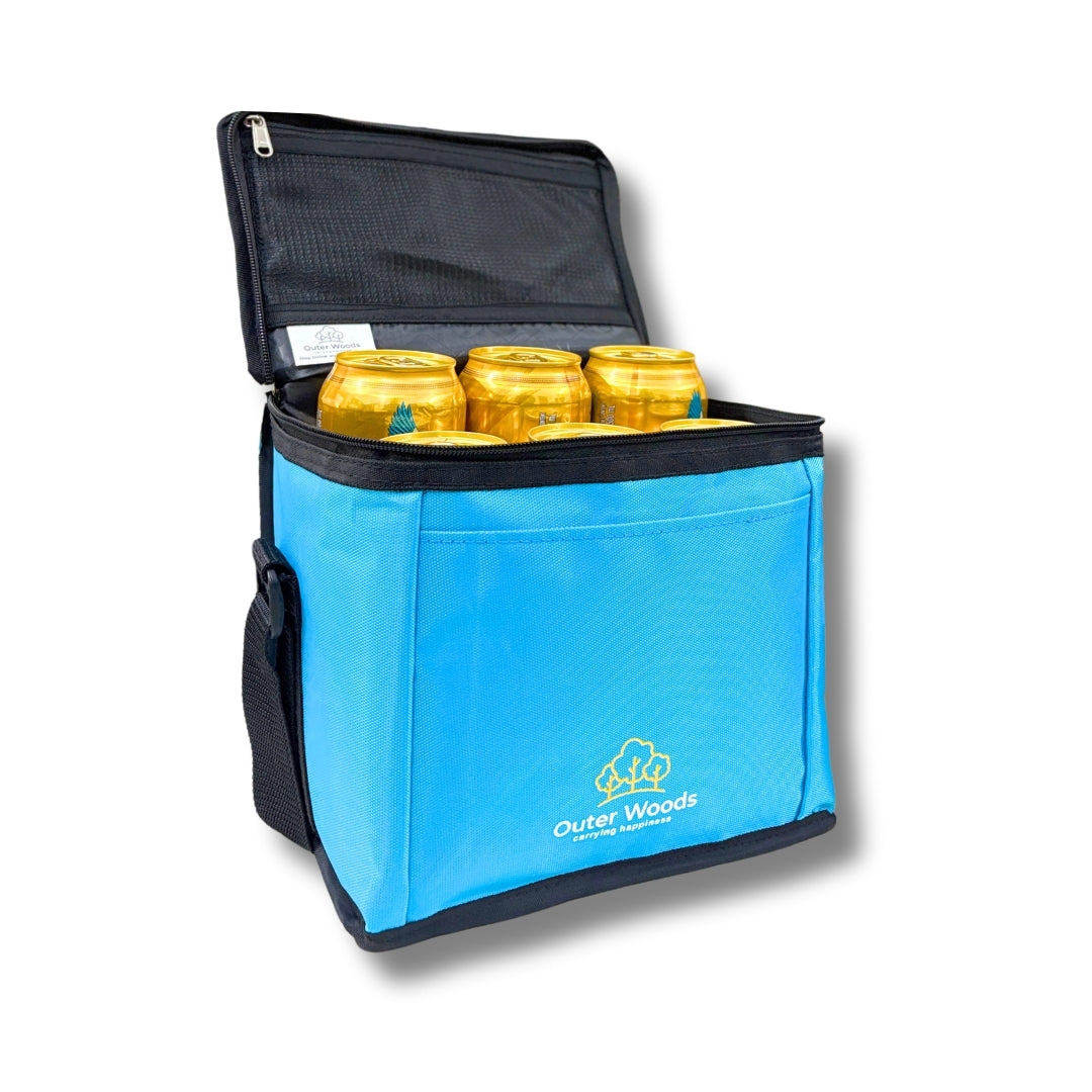 Outer Woods Insulated 6 Can Cooler Bag | Beer Cooler | Insulated Bag | Soft Cooler | Hot Cold Bag | Lunch Bag