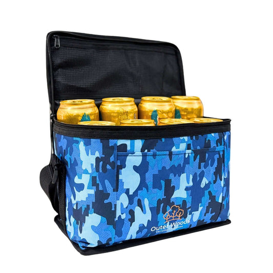 Outer Woods Insulated 8 Can Cooler Bag | Beer Cooler | Insulated Bag | Soft Cooler | Hot Cold Bag | Lunch Bag
