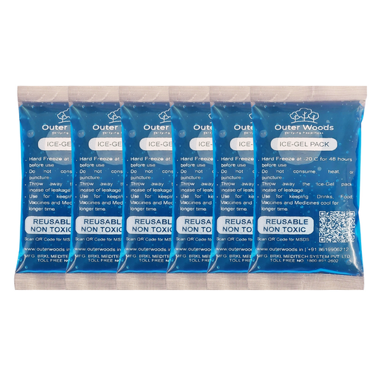 Outer Woods Ice Gel Packs Set for Insulin Bags, Cooler Bags and Cold Therapy
