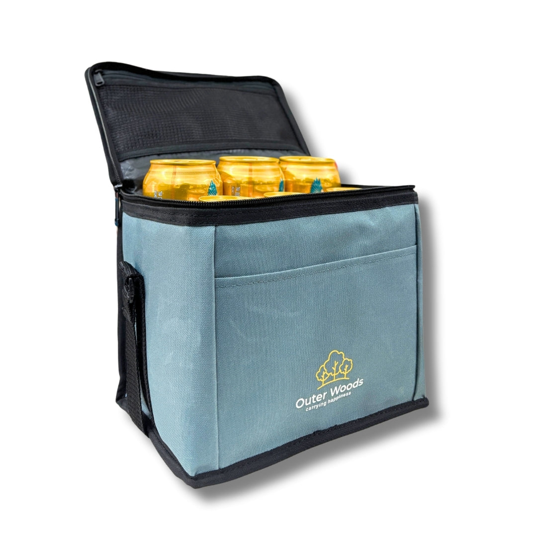 Outer Woods Insulated 6 Can Cooler Bag | Beer Cooler | Insulated Bag | Soft Cooler | Hot Cold Bag | Lunch Bag