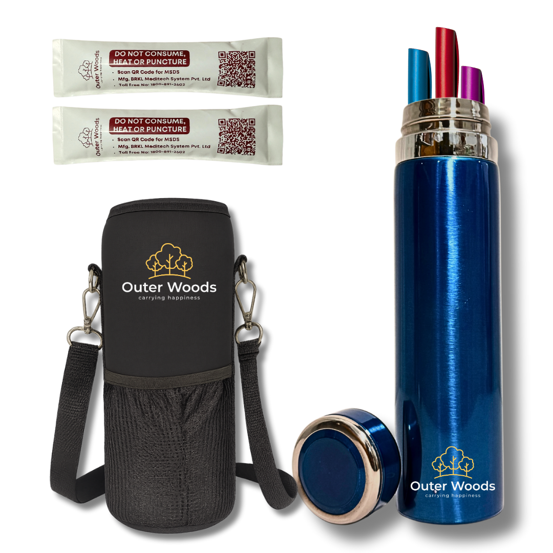 Outer Woods Insulated Insulin Bottle Cooler Travel Case - Large