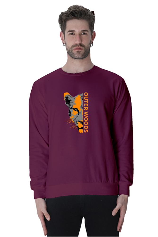 Outer Woods Men's Cheetah Printed Sweatshirt