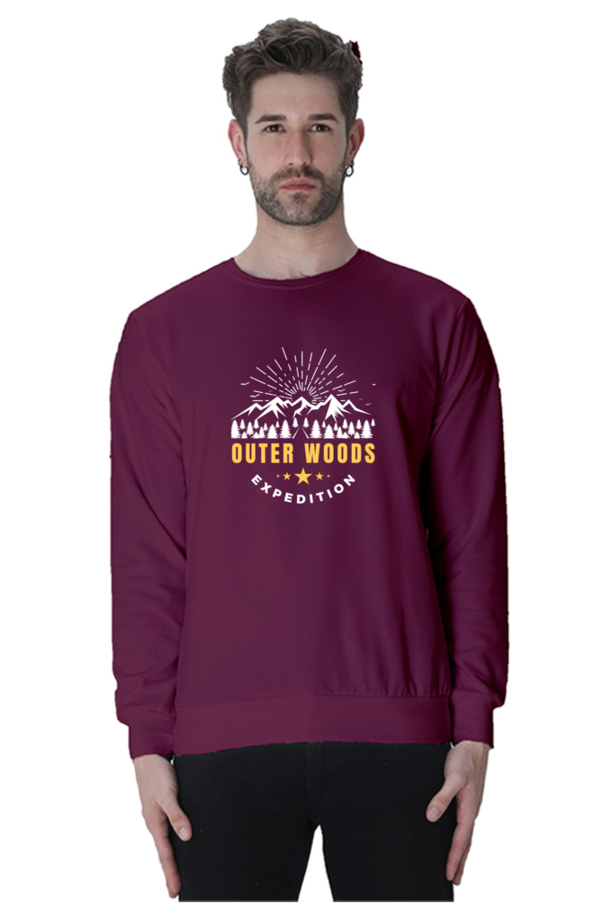 Outer Woods Men's Expedition Graphic Printed Sweatshirt