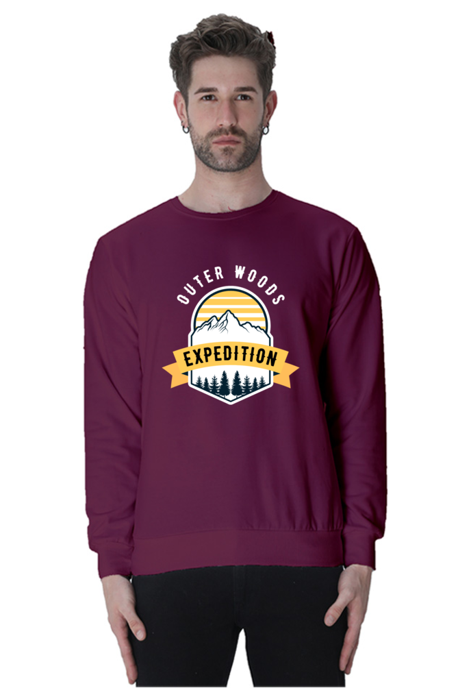 Outer Woods Men's Expedition Graphic Printed Sweatshirt