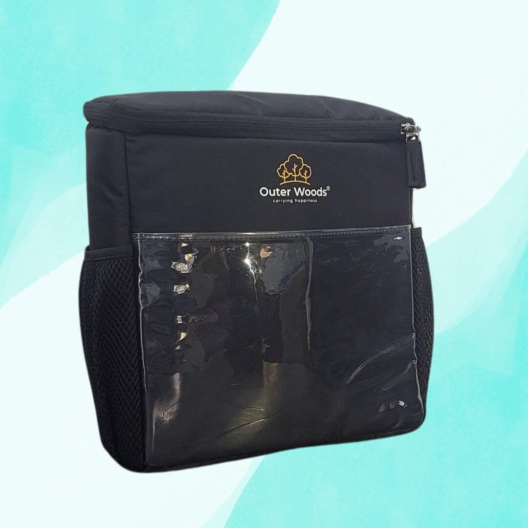 Outer Woods Insulated Cooler Bag for Cars & SUVs | Beverage Cooler Bag | Insulated Bag | Bottle Bag | Beer Cooler Bag | Hot Cold bag | Soft Cooler Bag | Car Accessories