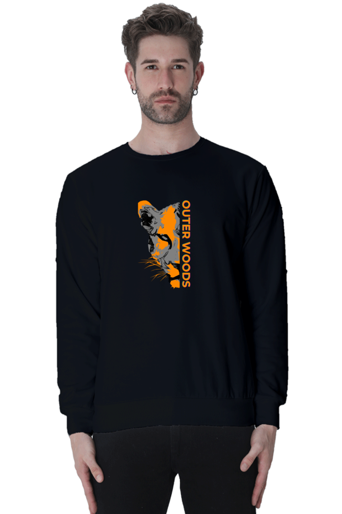 Outer Woods Men's Cheetah Printed Sweatshirt