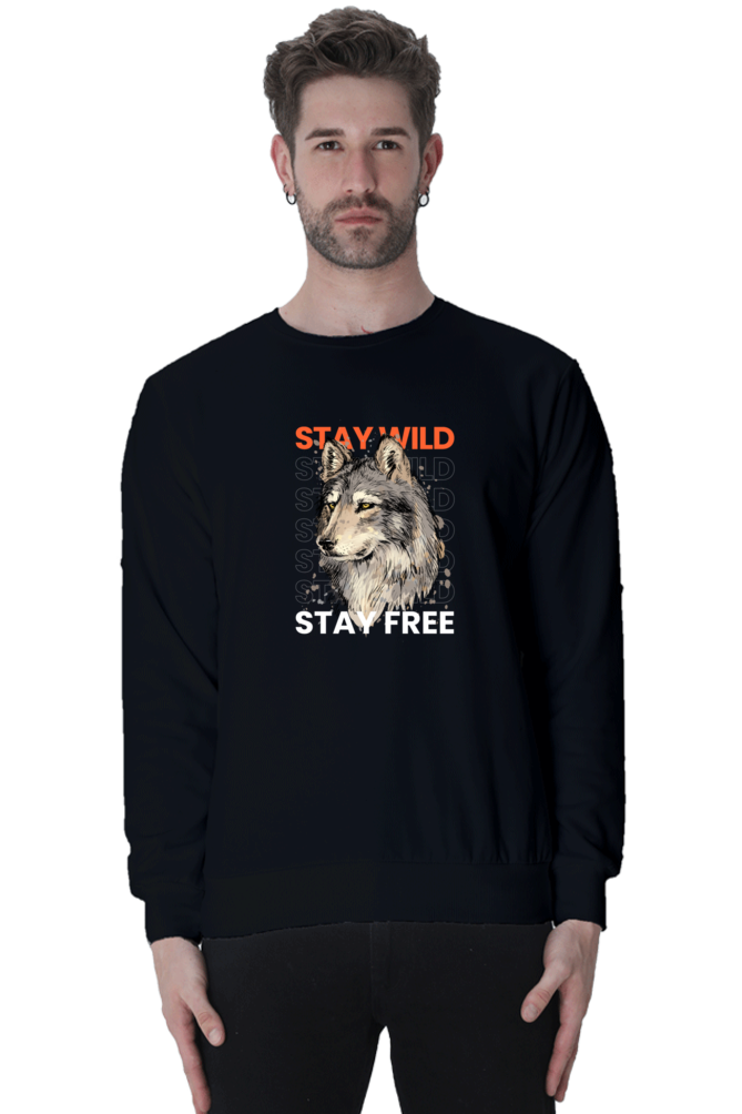 Outer Woods Men's Stay Wild Printed Sweatshirt