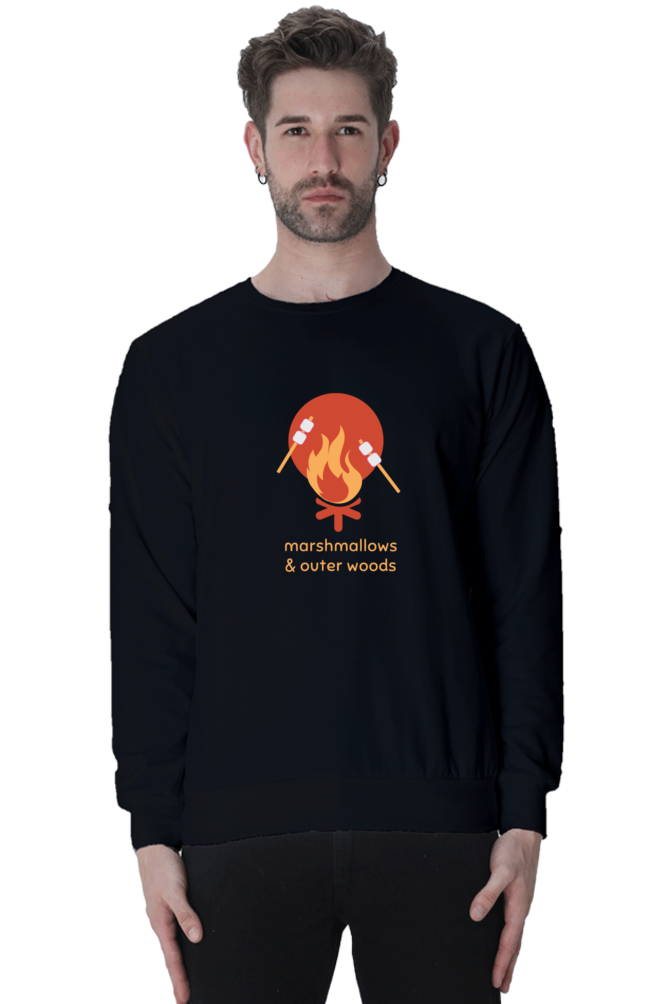 Outer Woods Men's Marshmallows Graphic Printed Sweatshirt