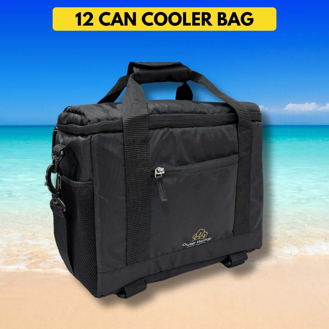 Outer Woods insulated 12-can cooler bag for drinks and food