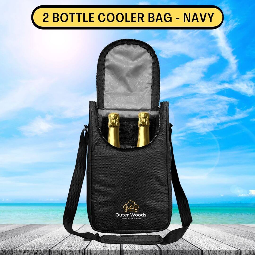 Outer Woods Insulated 2 Bottle Cooler Bag