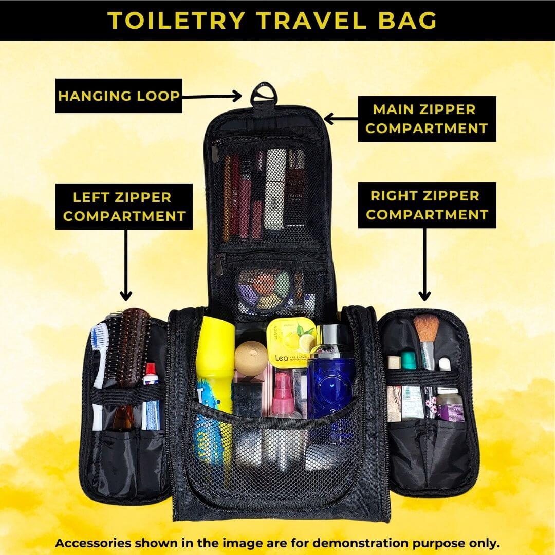 Outer Woods Travel Toiletry Bag – Compact and Stylish Organizer for Men and Women