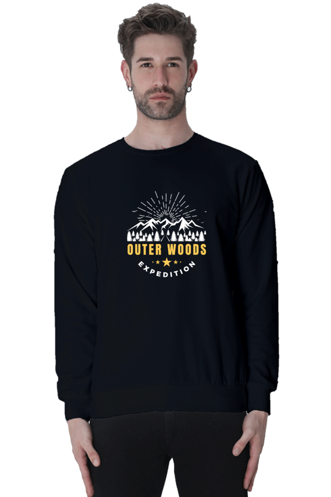 Outer Woods Men's Expedition Graphic Printed Sweatshirt