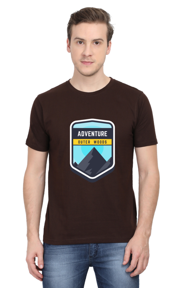 Outer Woods Men's Adventure Graphic Printed T-Shirt