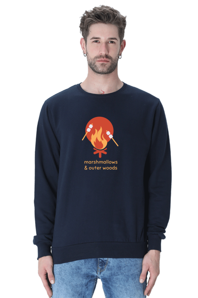 Outer Woods Men's Marshmallows Graphic Printed Sweatshirt