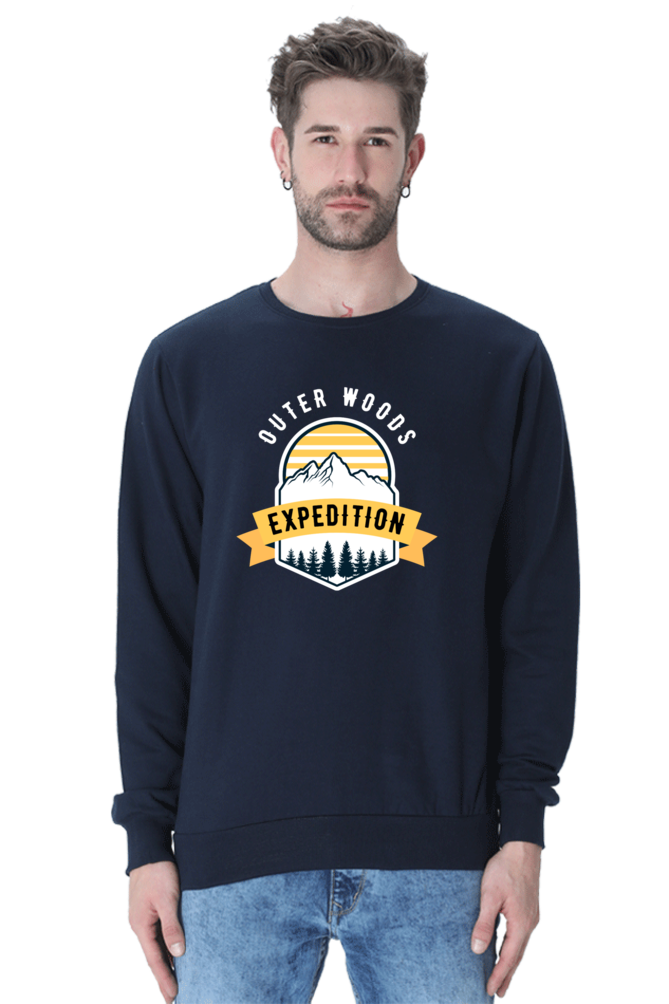 Outer Woods Men's Expedition Graphic Printed Sweatshirt