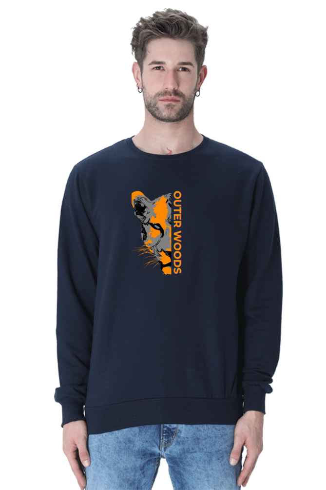 Outer Woods Men's Cheetah Printed Sweatshirt