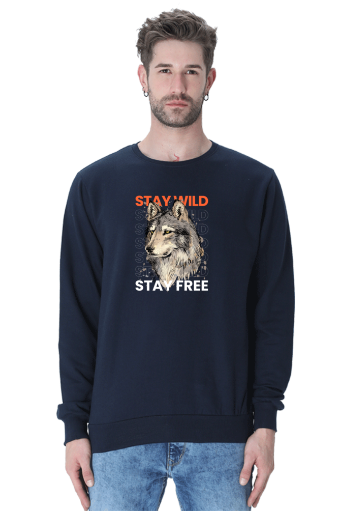Outer Woods Men's Stay Wild Printed Sweatshirt