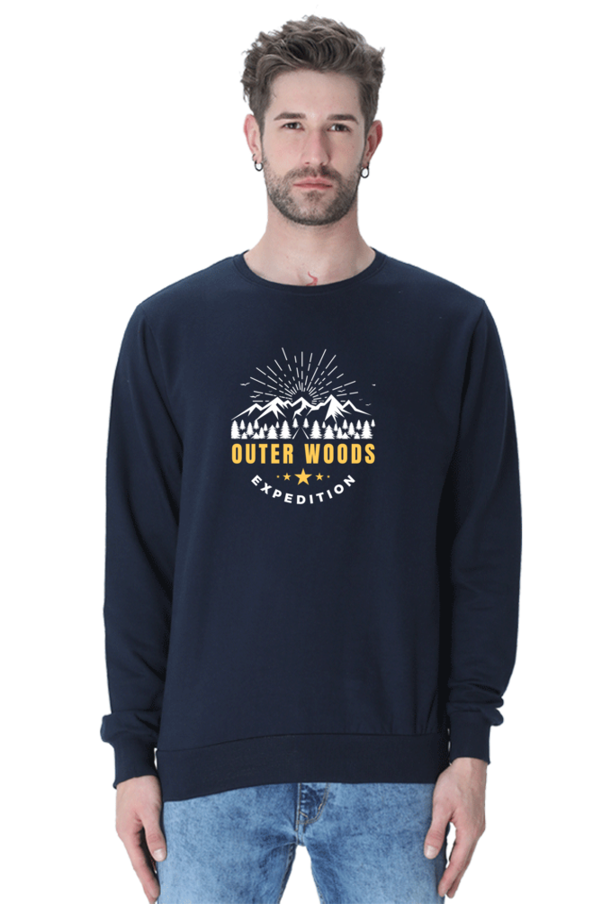 Outer Woods Men's Expedition Graphic Printed Sweatshirt
