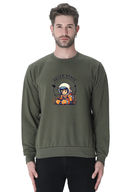 Outer Woods Men's Outer Space Graphic Printed Sweatshirt