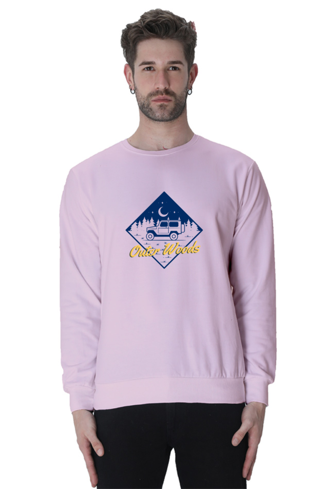 Outer Woods Men's Night Sky Graphic Printed Sweatshirt