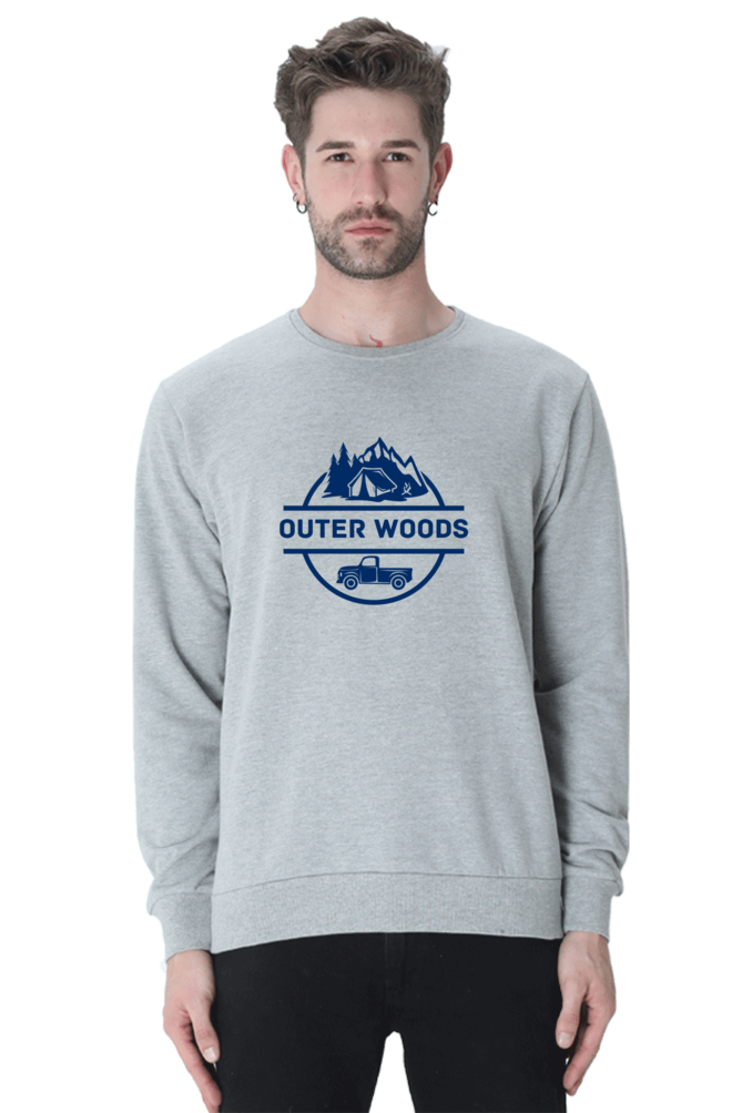 Outer Woods Men's Graphic Printed Sweatshirt