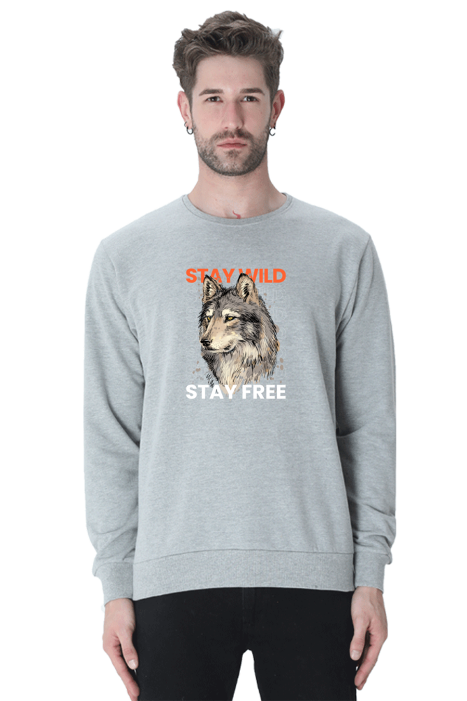 Outer Woods Men's Stay Wild Printed Sweatshirt