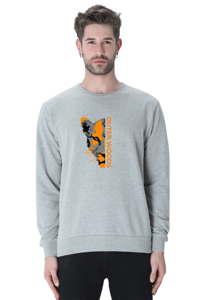 Outer Woods Men's Cheetah Printed Sweatshirt