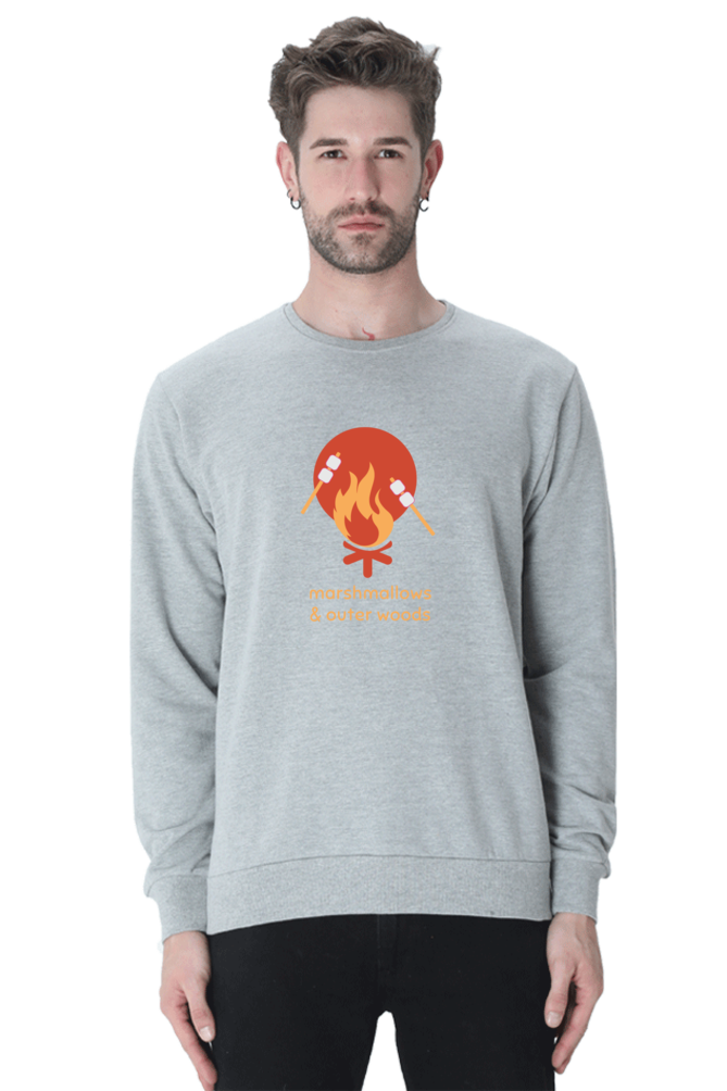 Outer Woods Men's Marshmallows Graphic Printed Sweatshirt