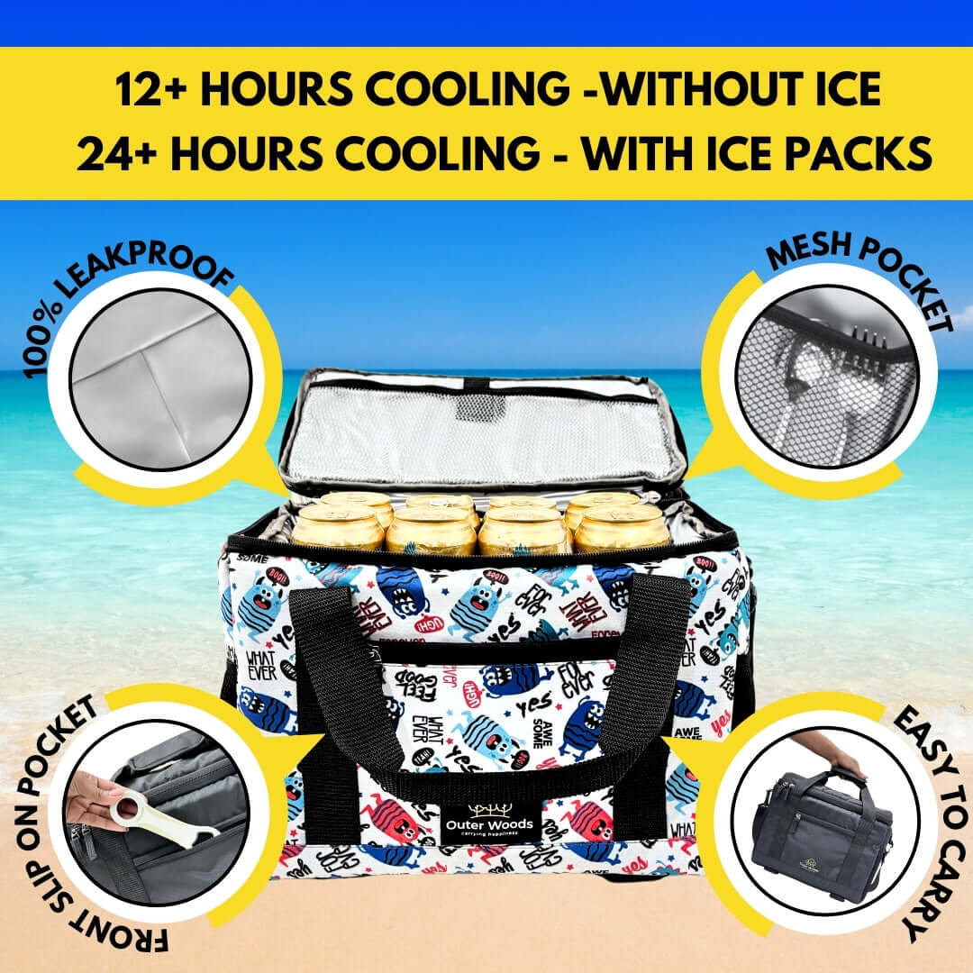 Outer Woods multipurpose insulated cooler bag for travel