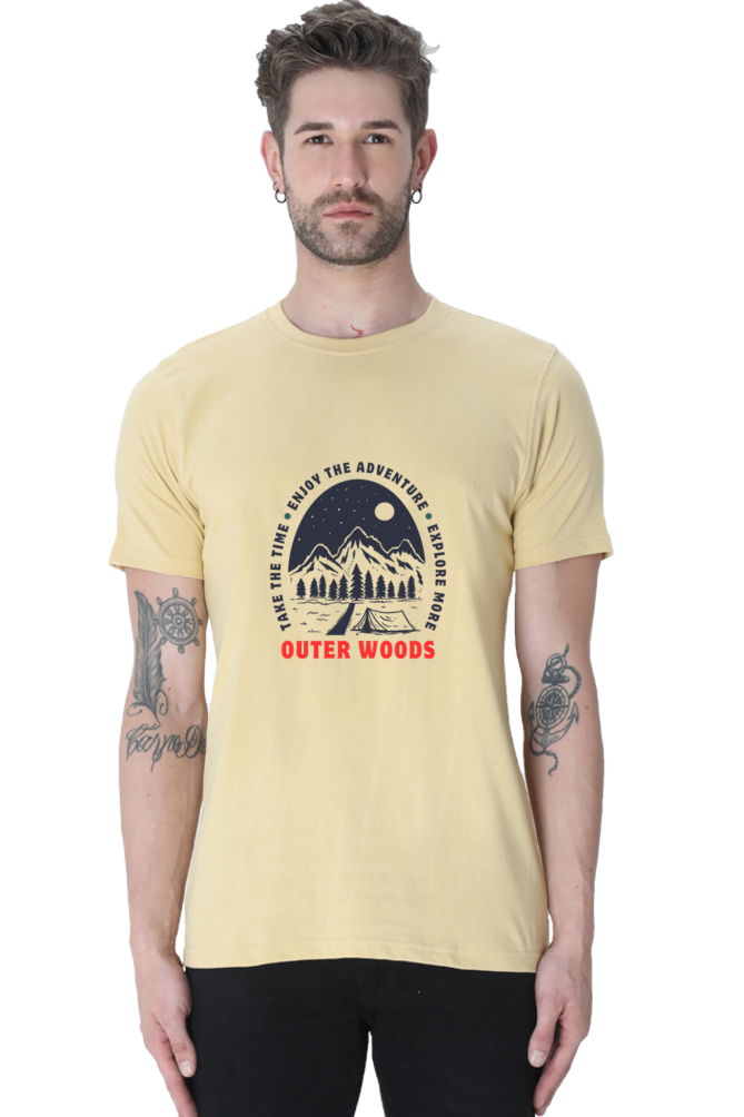 Outer Woods Men's Take The Time Graphic Printed T-Shirt