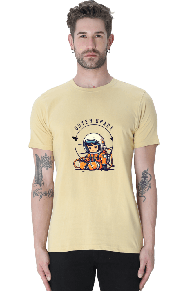 Outer Woods Men's Outer Space Graphic Printed T-Shirt