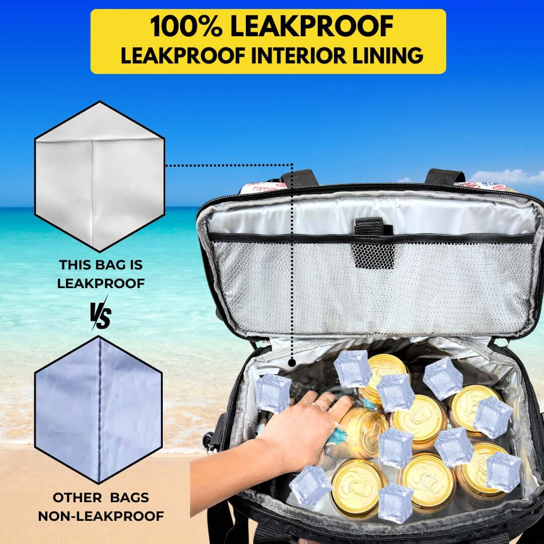Large capacity soft cooler bag for family picnics