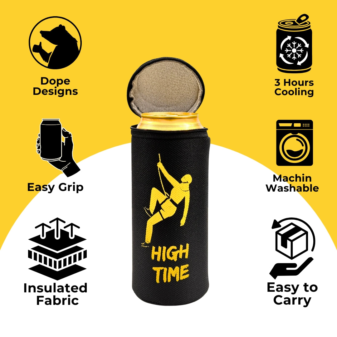 Portable insulated can sleeves for outdoor parties
