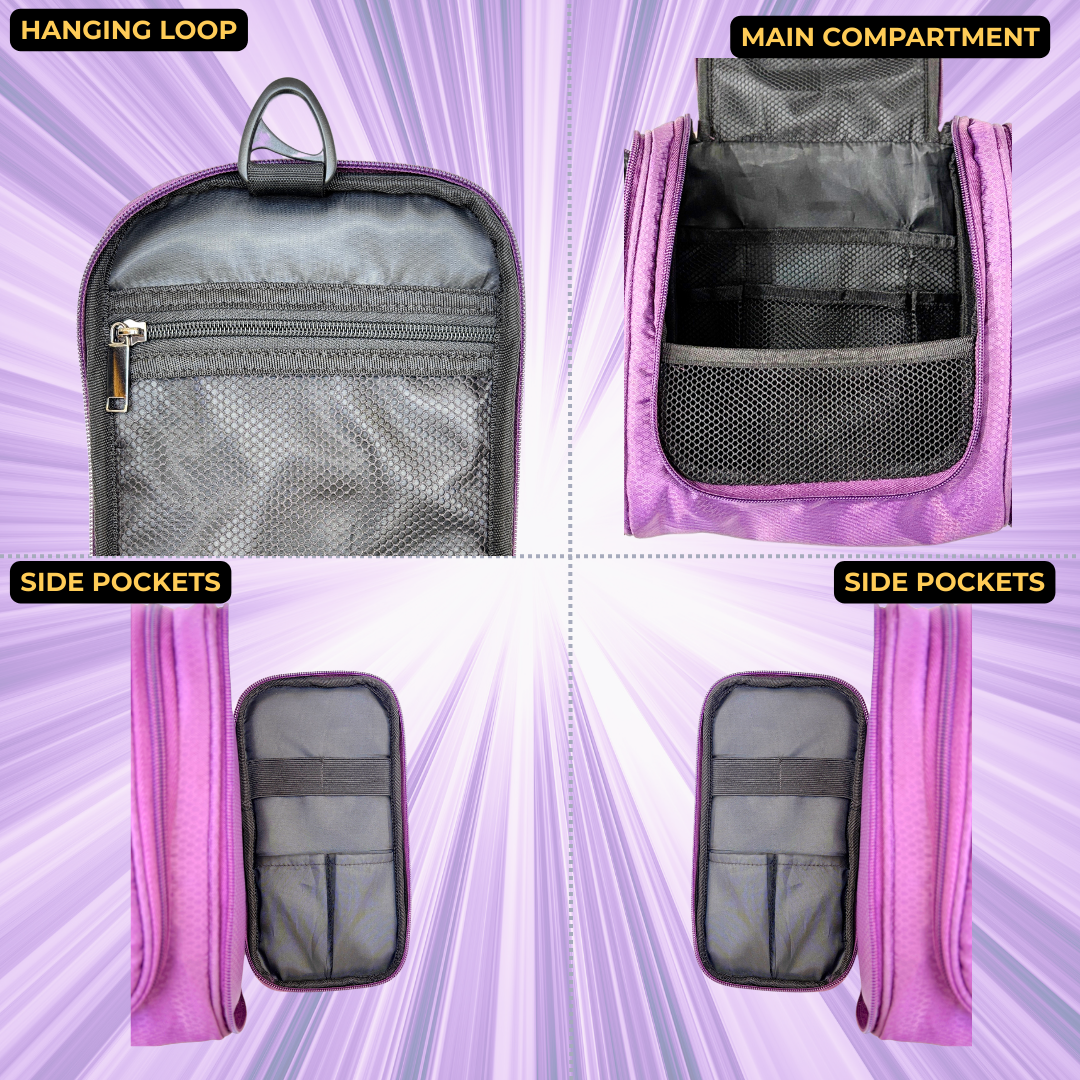 Outer Woods Travel Toiletry Bag | Makeup Bag | Travel Bag | Toiletry Bag | Travel Pouch | Travel Kit Bag | Cosmetic and Make up Pouches