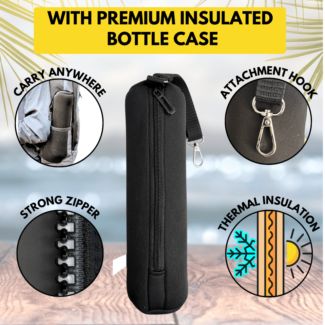 Outer Woods Premium Insulated Thermos Flask | Insulin Pen Cooler | Diabetic Organizer Bottle Case | Insulin Bottle Case
