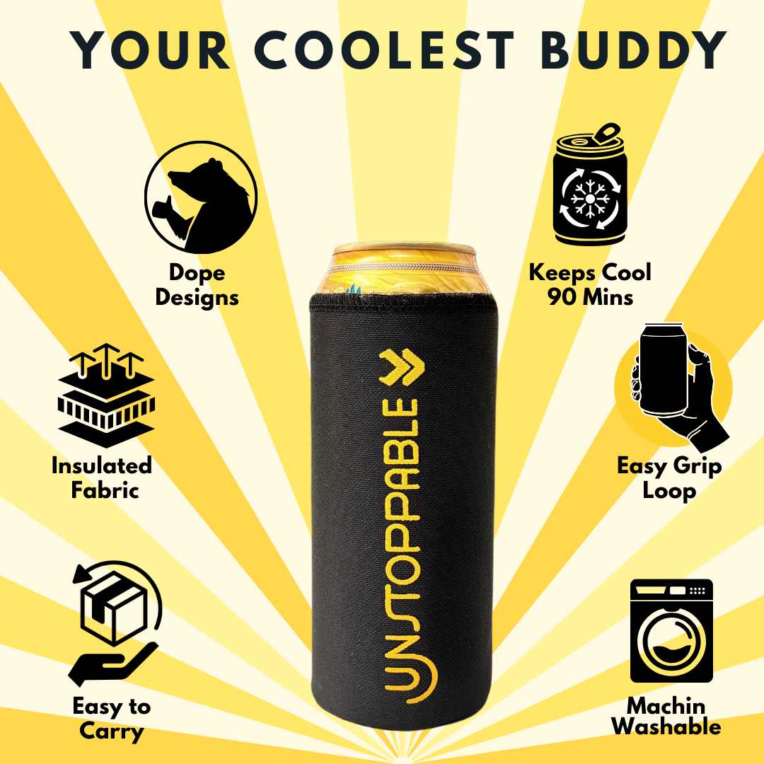 Outer Woods Insulated Beer Can Cooler Sleeve - Set of 4 Outer Woods | Can Cover | Can Coozie | Can Koozie | Beer Cooler