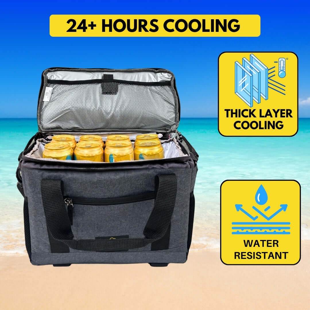 Outer Woods Insulated 12 Can Cooler Bag | Beer Cooler | Insulated Bag | Leakproof Cooler bag