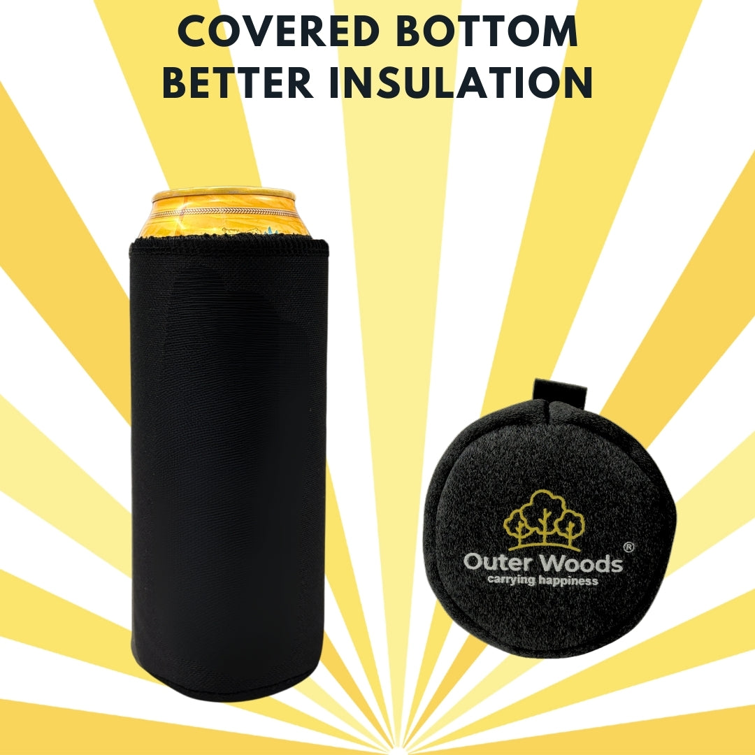 Outer Woods Insulated Beer Can Cooler Sleeve - Set of 4 Outer Woods | Can Cover | Can Coozie | Can Koozie | Beer Cooler
