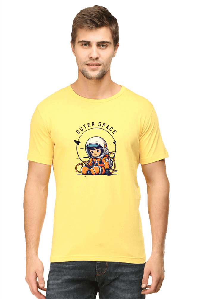Outer Woods Men's Outer Space Graphic Printed T-Shirt