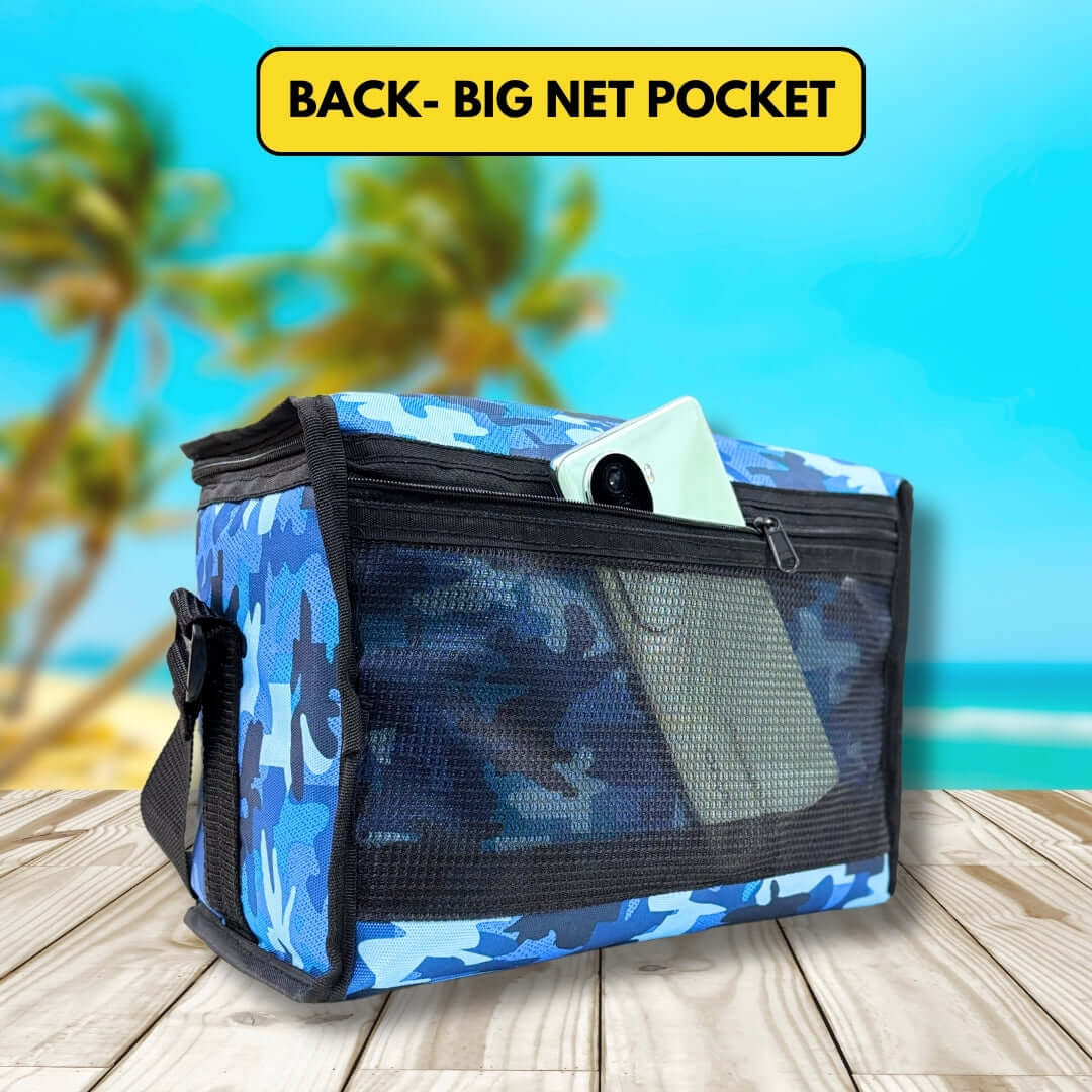 Stylish insulated bag for carrying drinks and snacks